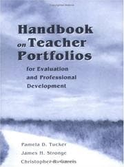 Tapa de Handbook on teacher portfolios for evaluation and professional development