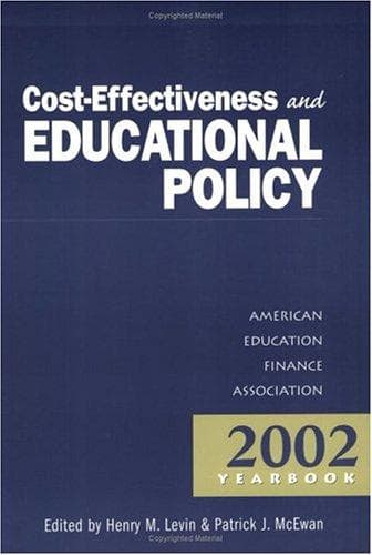 Tapa de Cost-effectiveness and educational policy