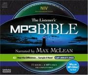 Tapa de The Listener's NIV MP3 Audio Bible by Max McLean