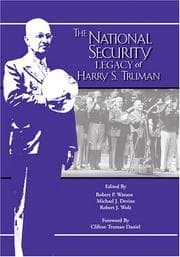 Tapa de The national security legacy of Harry S. Truman