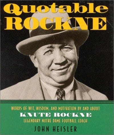 Tapa de Quotable Rockne (Potent Quotables)