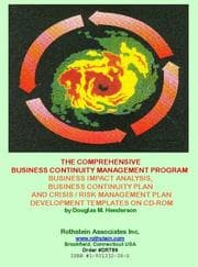 Tapa de The Comprehensive Business Continuity Management Program