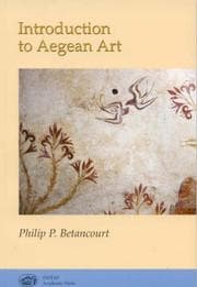 Tapa de Introduction to Aegean art
