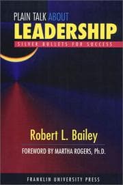 Tapa de Plain Talk About Leadership