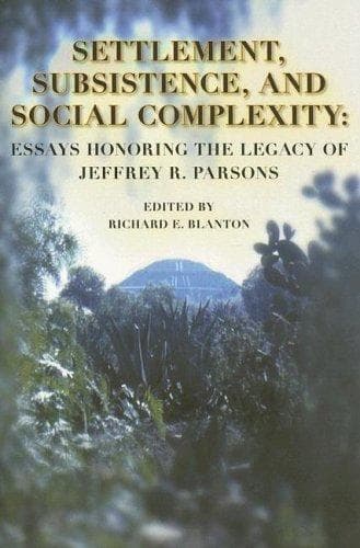 Tapa de Settlement, Subsistence and Social Complexity