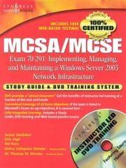 Tapa de MCSA/MCSE exam 70-291 study guide and DVD training system