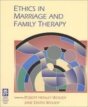 Tapa de Ethics in marriage and family therapy