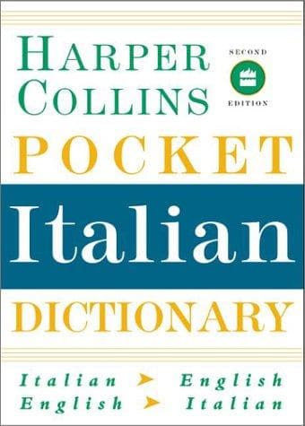 Tapa de HarperCollins Pocket Italian Dictionary