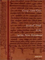 Tapa de Lexical Tools to the Syriac New Testament