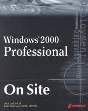 Tapa de Windows 2000 Professional on Site