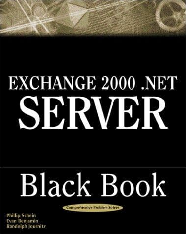 Tapa de Exchange 2000. NET Server Black Book