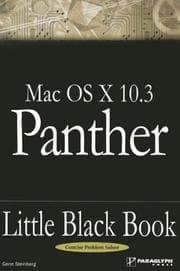 Tapa de Mac OSX.3 Panther Little Black Book (Little Black Books (Paraglyph Press))