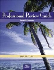 Tapa de Professional Review Guide for the CCS Examination, 2005 Edition