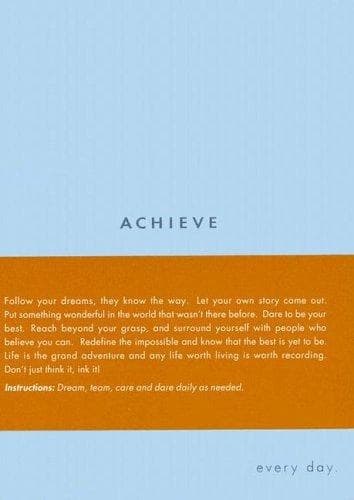 Tapa de Achieve