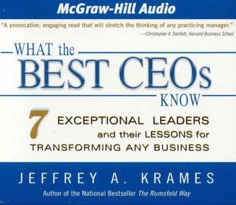 Tapa de What the Best CEOs Know