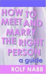 Tapa de How to Meet and Marry the Right Person