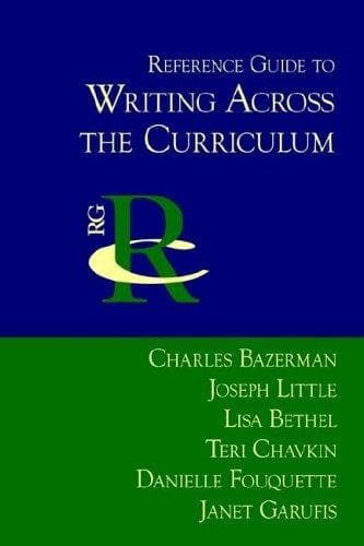 Tapa de Reference guide to writing across the curriculum