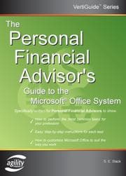 Tapa de The Personal Financial Advisor's Guide to the Microsoft Office System (Vertiguide) (Vertiguide)