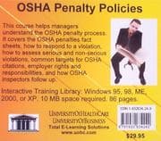 Tapa de OSHA Penalty Policies