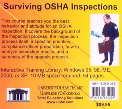 Tapa de Surviving OSHA Inspections