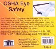 Tapa de OSHA Eye Safety (Interactive Training Library)