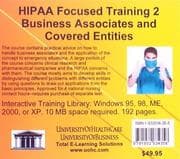 Tapa de HIPAA Focused Training 2 Business Associates and Covered Entities