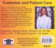 Tapa de Customer and Patient Care