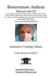 Tapa de Bioterrorism Anthrax Manual and CD