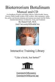 Tapa de Bioterrorism Botulinum Manual and CD