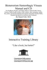 Tapa de Bioterrorism Hemorrhagic Viruses Manual and CD