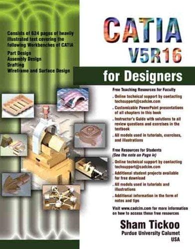 Tapa de CATIA V5R16 for Designers