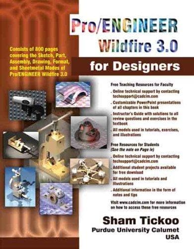 Tapa de Pro/ENGINEER Wildfire 3.0 for Designers
