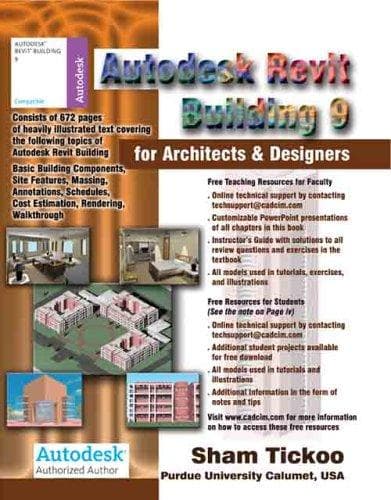 Tapa de Autodesk Revit Building 9 for Designers & Architects