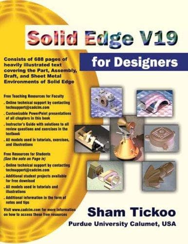 Tapa de Solid Edge V19 for Designers