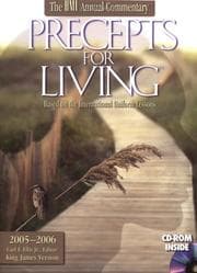 Tapa de Precepts for Living - The Annual Sunday School Lesson Commentary 2005-2006
