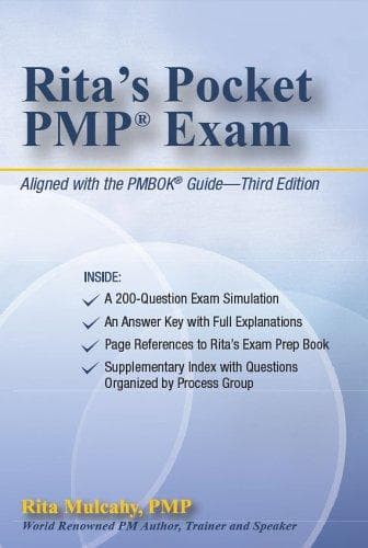 Tapa de Rita's Pocket PMP Exam