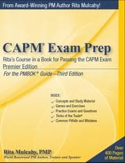 Tapa de CAPM Exam Prep, Premier Edition