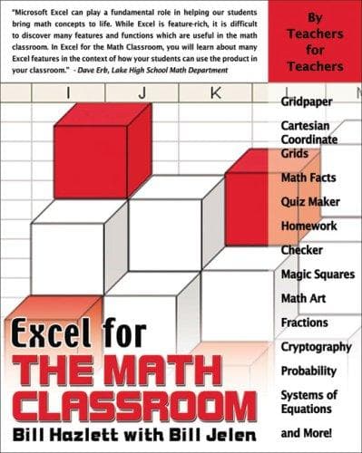 Tapa de Excel for the Math Classroom (Excel for Professionals series)