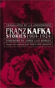Tapa de Franz Kafka Stories 1904-1924