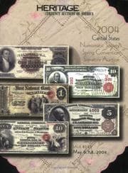 Tapa de 2004 Central States Numismatic Society Spring Convention Heritage Signature Auction #348