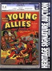 Tapa de Young Allies Heritage Comics Signature Auction #812