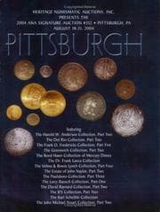 Tapa de 2004 Pittsburgh ANA Heritage Signature Auction #352