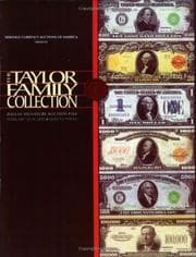 Tapa de The Taylor Family Collection, Heritage Currency Signature Auction #364