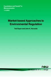 Tapa de Market-based approaches to environmental regulation