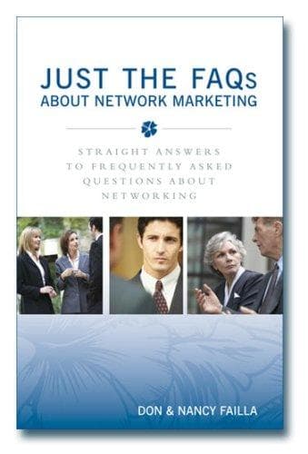 Tapa de Just the FAQs about Network Marketing