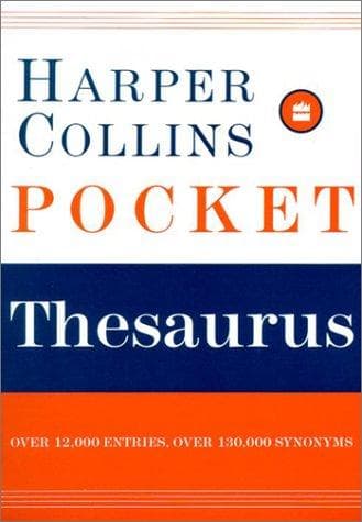 Tapa de Pocket thesaurus