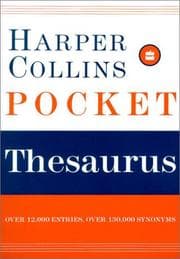 Tapa de Pocket thesaurus