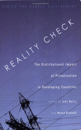 Tapa de The Distributional Impact of Privatization in Developing Countries