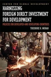 Tapa de Harnessing Foreign Direct Investment for Development