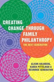 Tapa de Creating Change Through Family Philanthropy